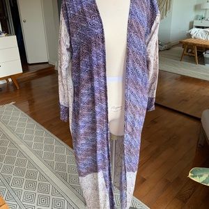 100% Handmade Silk Long Coat Jacket